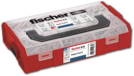 Fischer 558778 parafusos de madeira variedade, cinza