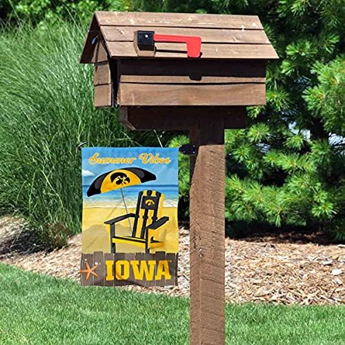 Iowa Hawkeyes Summer Vibes Vibes Double -laced Garden Yard Bando