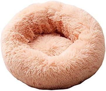Dekika adorável cama de estimação grande, leito de estimação fofo tapete macio de inverno de inverno para cães gatos amarelos