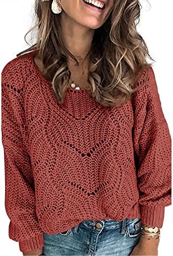 Blusas de batwing feminino solto solto casual suéteres de cor sólida pulôver de cor de cor de jumper tampo de capota de gola