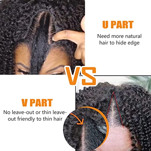 Aliachoos v Part bob peruca cabelos humanos curtos perucas curtas para mulheres negras atualizadas em parte u parte cacheless