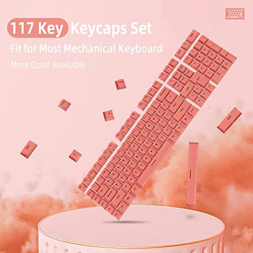 117 key personalizado pbt keycap conjunto duplo perfil de oem para 61/68/87/98/10/104key compacto tkl 60% ou cereja em tamanho