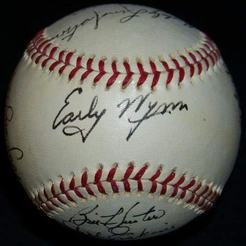 Lloyd Waner Freddie Lindstrom Pee Wee Reese assinou o beisebol autografado JSA Loa! - bolas de beisebol autografadas