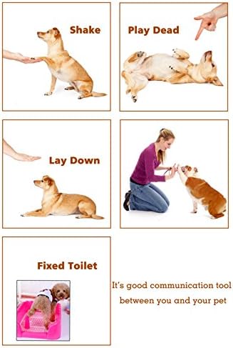 HOAOOO Treinamento de animais de estimação Clicker With com pulseira - Clickers de treinamento para cães