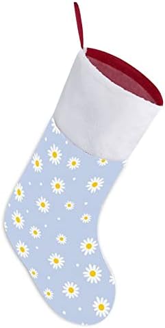 Padrão fofo de margarida meias de Natal de Natal