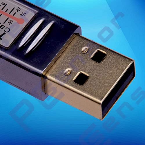 OCCUS TERMOME USB IMPRESSO INTERIOR -55 ~ 125C Monitoramento de temperatura alarmante para máquina de armazém de quarto,