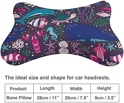 Animais marinhos Dolphin e Whale Car pescoço travesseiro macio apoio de cabeça travesseiro travesseiro de almofada