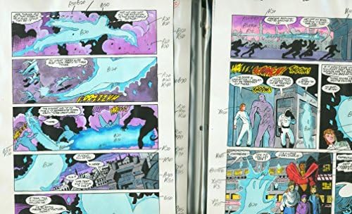 Team Titans 22-DC Color Guides Production Art