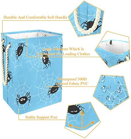 Djrow Roupas cestam aranhas e teias de aranha de armazenamento de armazenamento de armazenamento roupas de cesta de cesto para