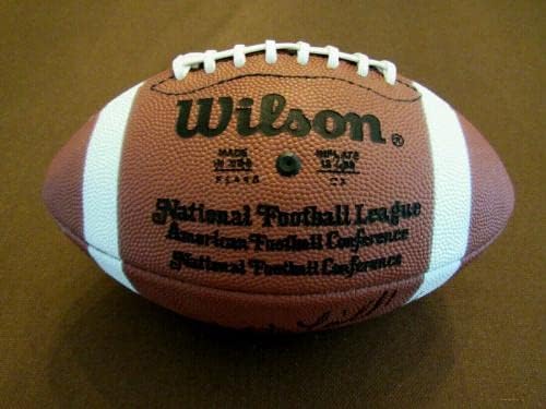Joe Namath, o melhor para todos os Jets Hof assinado Auto VTG Wilson NFL Football JSA - Bolsas de futebol autografadas