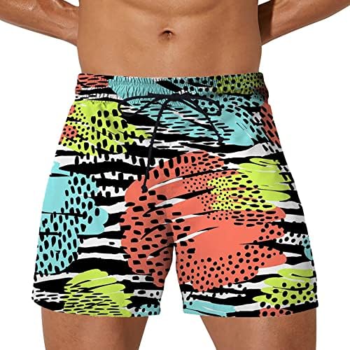 Memória Slip Slip Logo Fashion Shorts de verão Casual Vestir casual para animais de leopardo de leopardo 3D Shorts para treino para