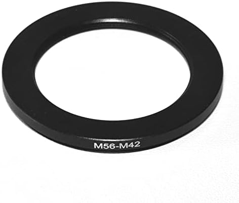 Metal M56 a M42 Male para fêmea Copal No. 3S Shutter de 56 mm a 42mm M56-M42 Adaptador de anel de redução para baixo para filtro de