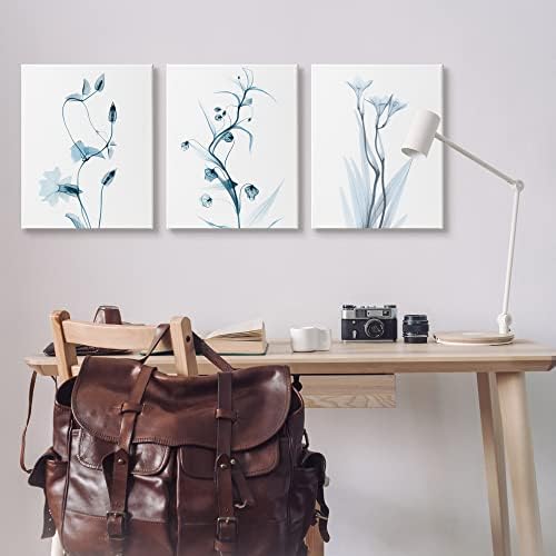 Stuell Industries estéticos minimalistas azuis florais botânicos, design de Albert Koetsier