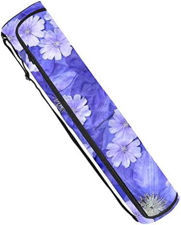 Bolsa de tapete de ioga com alça de ombro ajustável Saco de transporte de ioga de ioga para mulheres adora floral