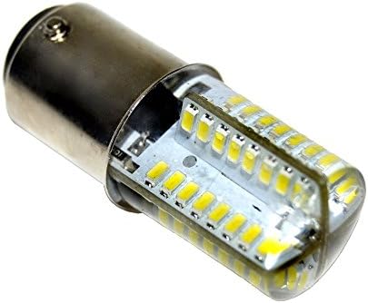 Lâmpada LED de LED HQRP 110V Branco branco para Kenmore 158.373/158.418/158.43/158.431/158.432/158.433/158.44/158.441 Máquina