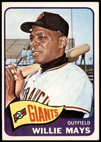 1965 TOPPS 250 Willie Mays San Francisco Giants VG/EX GIANTS
