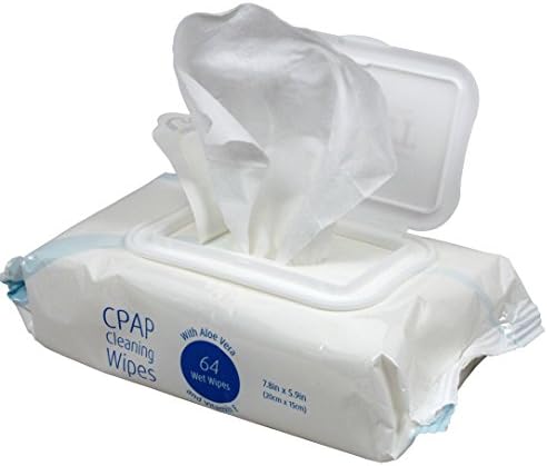 Sunset Healthcare CPAP Máscara de limpeza de lenços de limpeza em pacote macio
