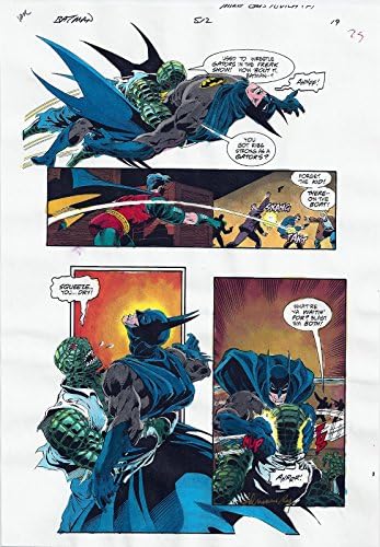 Batman Comics 512 Arte de produção original Página 19 ADRIENNE ROY