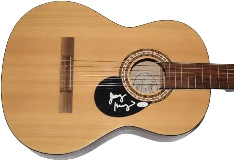 Jimmy Herring assinou autógrafo em tamanho grande violão Fender Guitar B W/ James Spence Autenticação JSA COA - Pânico generalizado