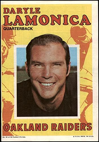 1971 Topps 21 Daryle Lamonica Oakland Raiders VG/Ex Raiders Notre Dame