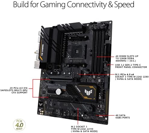 ASUS TUF GAMING X570-PRO WIFI II AMD AM4 ATX GAMING PODER