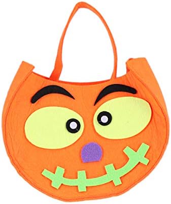 Abaodam Halloween portátil Sacos de doces de abóbora Halloween Goody Bags Cartoon Bolsas de presente bolsas de sacolas