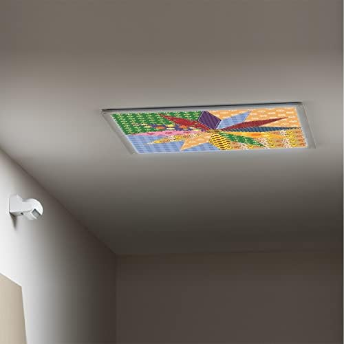 Tampas de luz fluorescentes para o teto dos painéis do difusor de luz cor de cor-fluorescentes de padrões-fluorescentes para