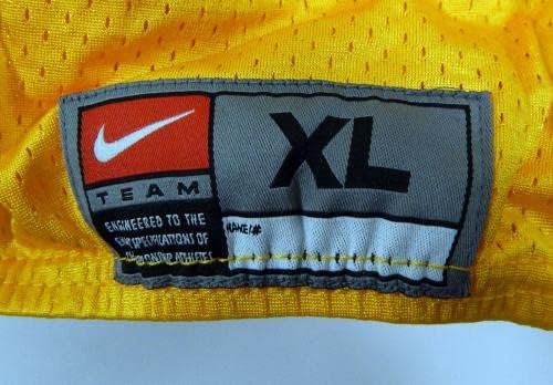 Virginia Tech Hokies 30 Jogo usou Jersey de Prática Amarela XL DP44613 - Jogo da NBA usado