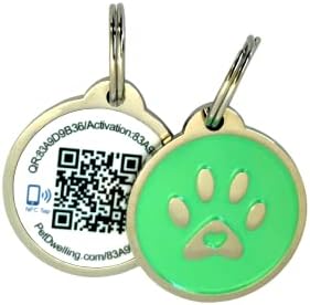 PET Premium Premium NFC -QR Código Pet Tag - Tags de cães e tags de gato conectam -se ao perfil on -line de animais de estimação e