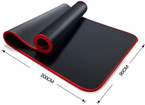 Ioga tapete extra grosso de 10 mm, tapete de exercício não deslizante para homens ginásio fitness ginásio, mato de exercícios de fitness