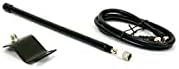 Williams Sound 3 'Rubber Duckie Antenna com cabo F-Connector/montagem/cabo coaxial para transmissores T45/T27/T35,