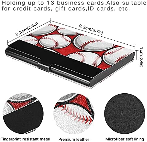 Titular de cartão de visita de softball de beisebol para homens do cartas de visita do homem com cartão de crédito de cartão de crédito