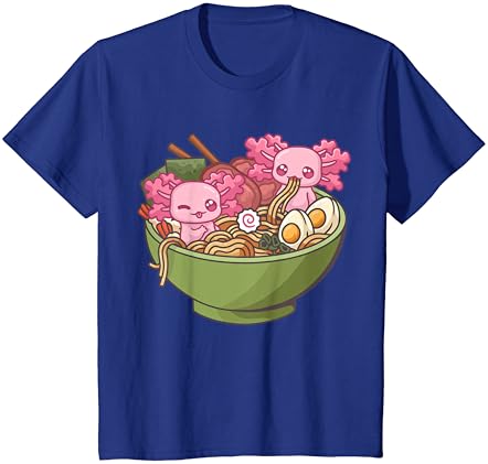 Axolotl Ramen Bowl Kawaii Anime T-Shirt