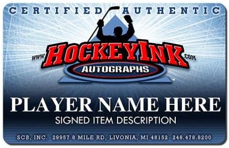 Dominik Hasek assinou o Puck de 2008 da Stanley Cup Puck - Detroit Red Wings - Pucks autografados da NHL