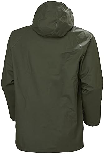 Helly-Hansen Workwear Mandal Jackets impermeáveis ​​ajustáveis ​​para homens-Casaco de chuva protetor com revestimento