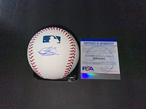 Jasson Dominguez assinou assinou a Major League Baseball New York Yankees PSA 2 - Bolalls autografados