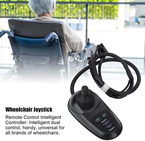 Joystick de cadeira de rodas elétrica, alta sensibilidade do controlador de joystick inteligente 360 ​​° Direção livre para cadeira