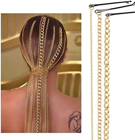 Wekicici Hair Clips Gold Hair Extension