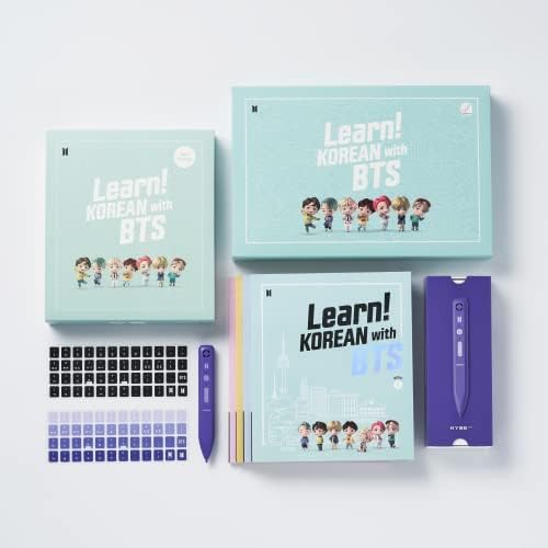 Aprenda coreano com o pacote de novos livros do BTS para 1 ~ 4 + Pacote de edição global de receitas BTS BTS
