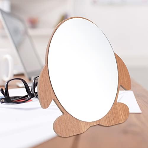 Espelho de espelho de espelho de parede espelhado de parede espelho de madeira espelho de maquiagem de madeira espelho cosmético