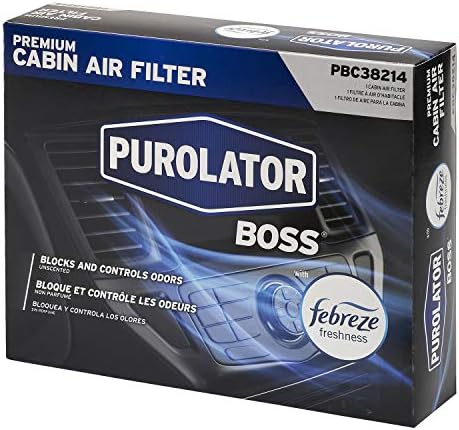 Purolator PBC38214 Filtro de ar da cabine premium purolatorboss com FEBREZE FREWRINDENDY FITS SELECT FORD e LINCOLN