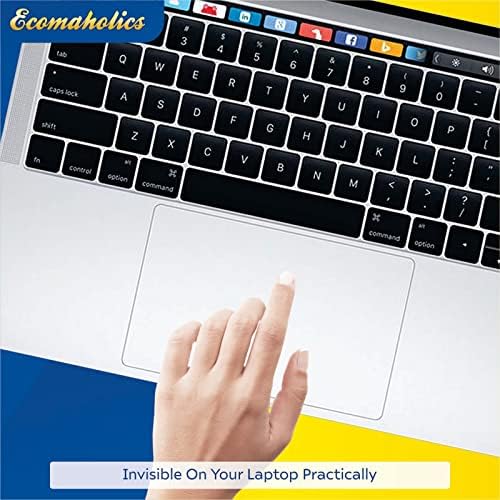 Laptop Ecomaholics Touch Pad Protetor Protector para laptop Windows 11 13,3 polegadas FHD IPS Display, Transparente Track Pad