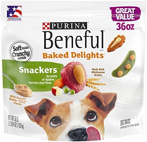 Purina Benful Made in USA Instalações Treatórios de Treinamento para Cães, Snackers de delícias assadas - 36 onças. Bolsa