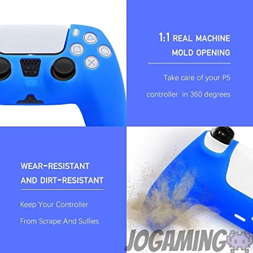 Jogaming PS5 Gaming Silicone Case Case Anti-Slip Controller Skin Protector