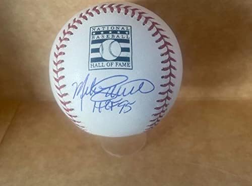 Mike Schmidt Phillies Hof 95 assinado autografado Hof Baseball JSA AH66156