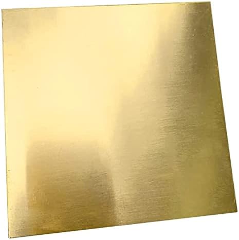 Folha de cobre de placa de latão espessura da folha de latão 0. 11 na folha de cobre 8x8 para para artesanato de metalwork