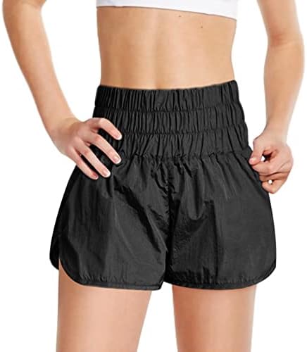 Shorts atléticos srtumey para jovens elásticos elásticos de cintura alta esportes secos esportivos de verão Casual Summer Gym