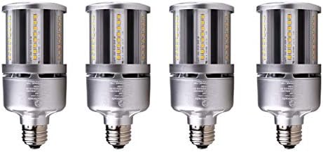 Pacote RuggedGrade 4, 18 Watts S LED LED MILL LUZ - 5000K - Retrolamento da lâmpada de milho para halogeneto de