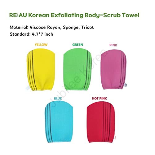 Re: Au coreano asiático esfoliando o corpo de luvas de toalha/chuveiro coreano Sponge 3 peças