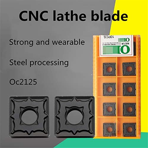 10pcs CNC Carbide insere SNMG120408-OPM OC2125 para processamento de aço